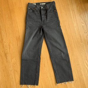 Levi's Ribcage Straight Ankle Jeans Size 25